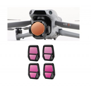 Dji Air 3S Filter Lens 4 Pcs (ND8+ND16+ND32+ND64) Set - Dji Air 3 Filter Lensa 4Pcs Sunnylife